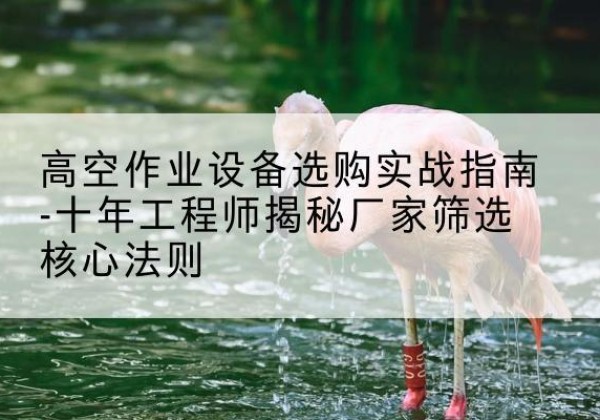 临县剪叉式升降机厂家-高空作业设备选购实战指南-十年工程师揭秘厂家筛选核心法则